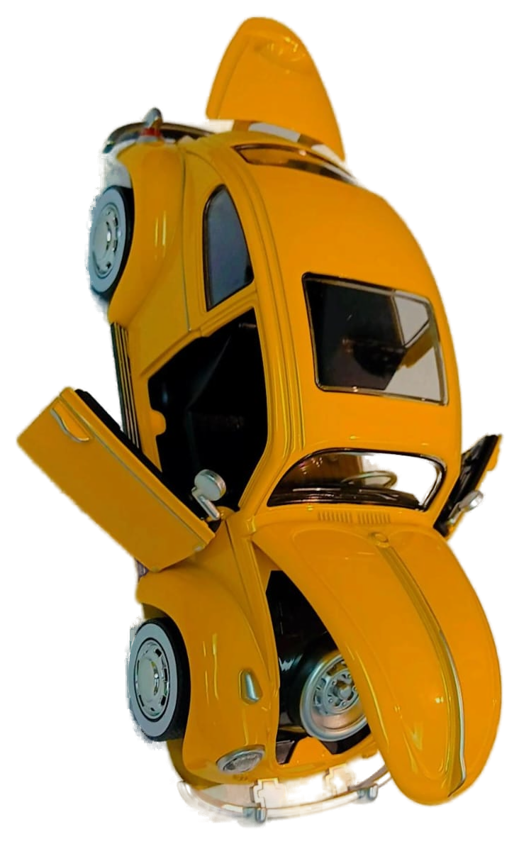 Fusca 67 Amarelo 1:24 2