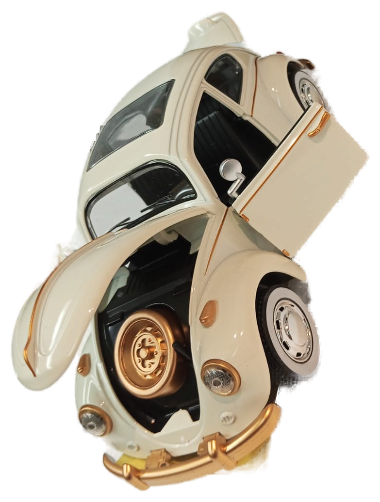 Fusca 67 Creme 1:24 2