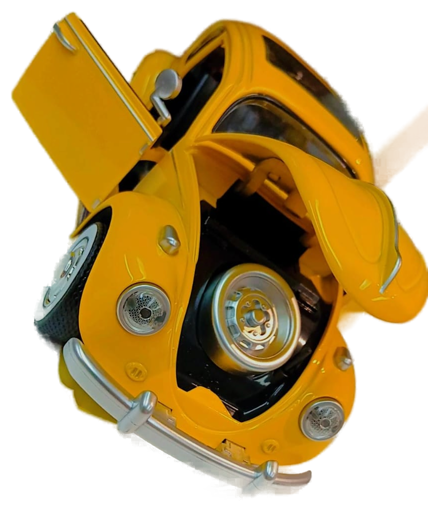Fusca 67 Amarelo 1:24
