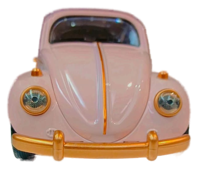 Fusca 67 Rosa 1:24